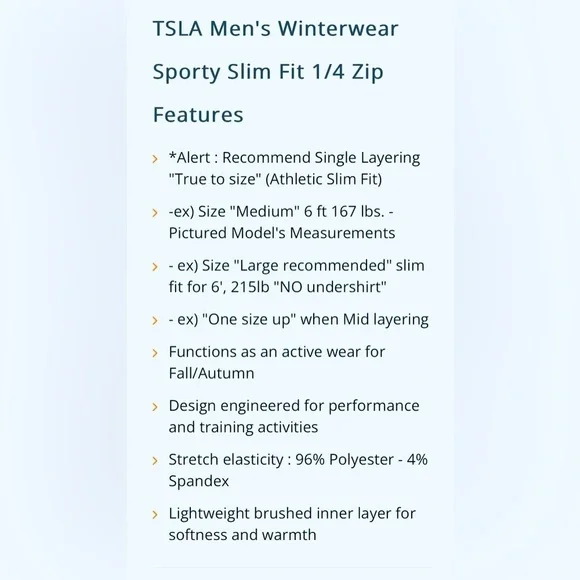 Men’s Tsla fleece lined quarter zip pullover. - Picture 10 of 11